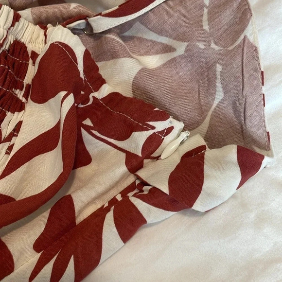 NWT Cupshe Gillian Floral Tie Front Smocked Dress - Picture 10 of 11